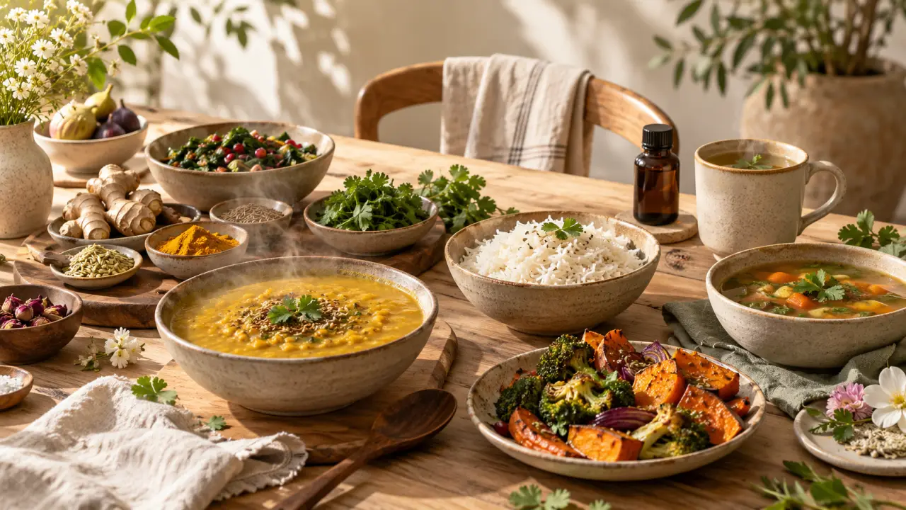 Alimentation ayurvédique : des repas chauds adaptés au dosha, sans régime rigide