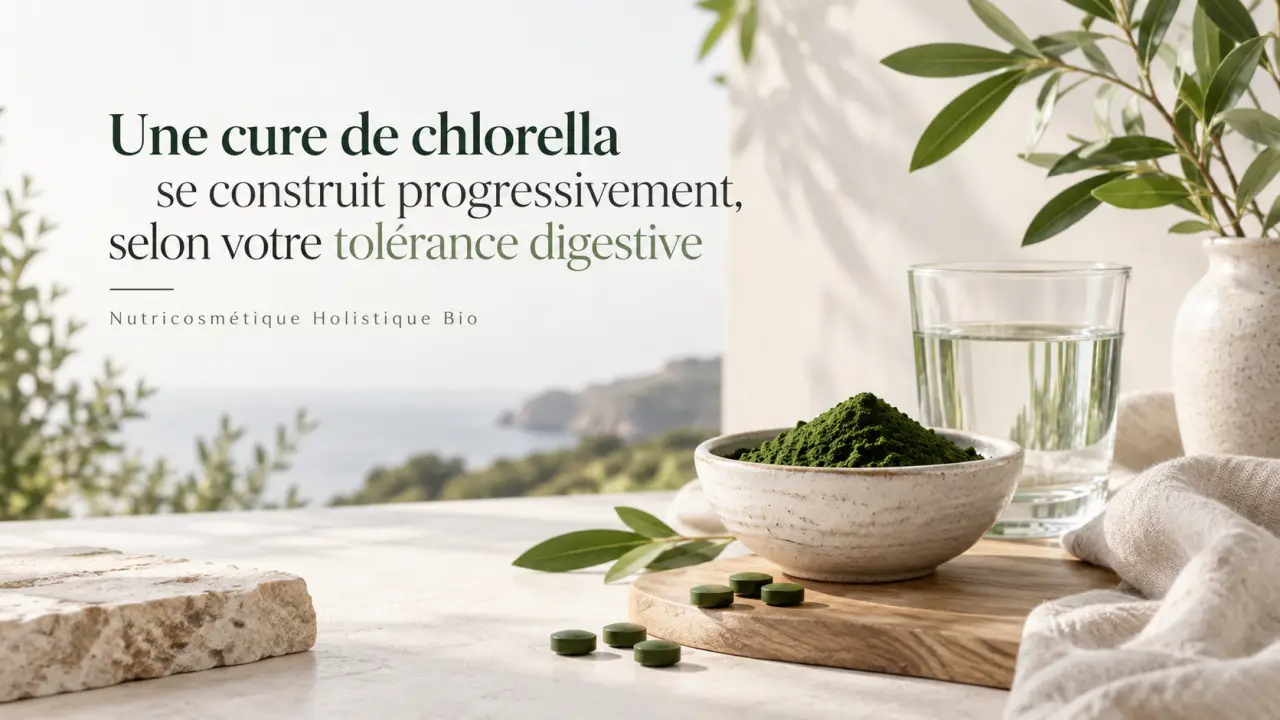 Une cure de chlorella se construit progressivement, selon votre tolérance digestive
