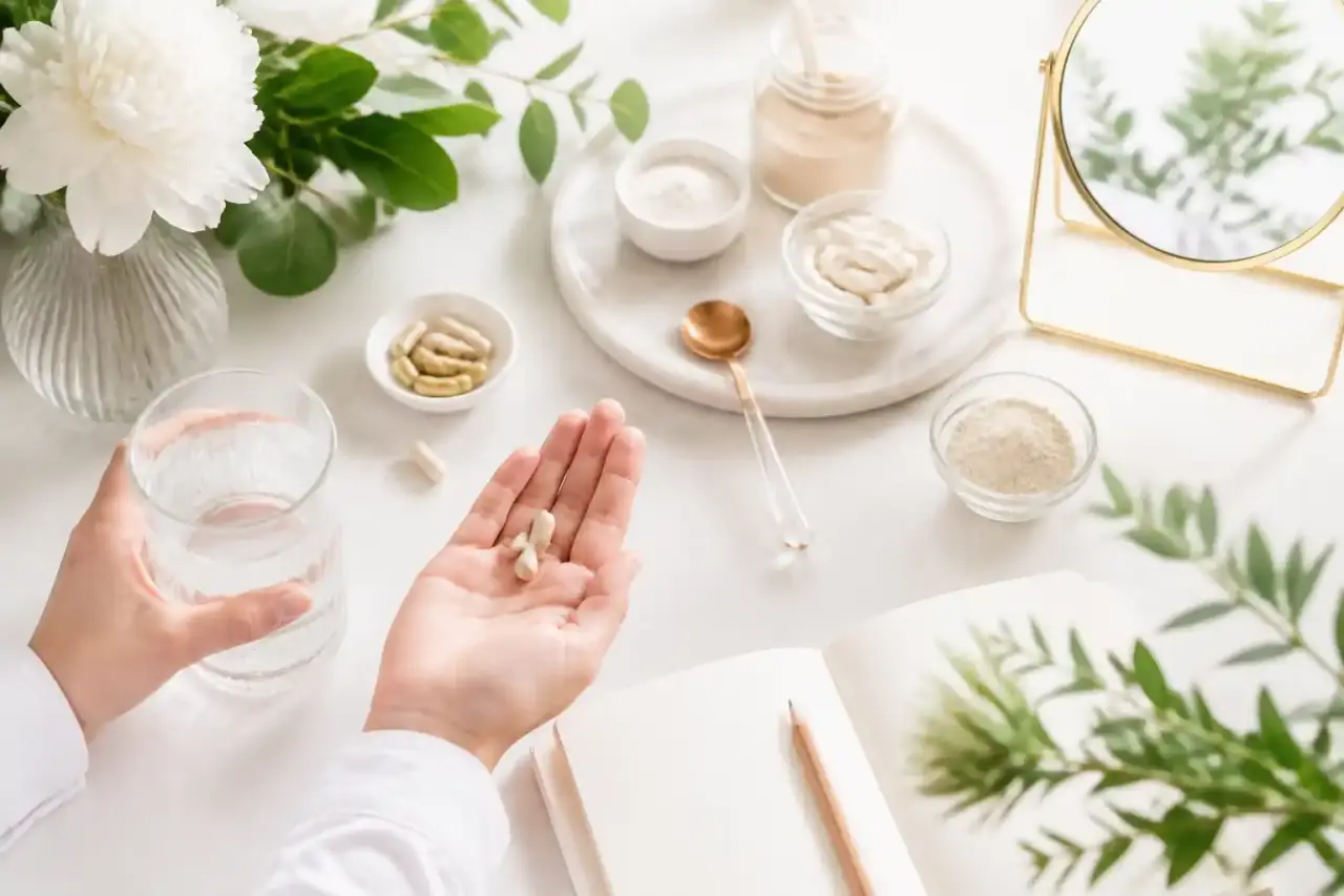 Rituel de nutricosmétique holistique pour l'éclat de la peau