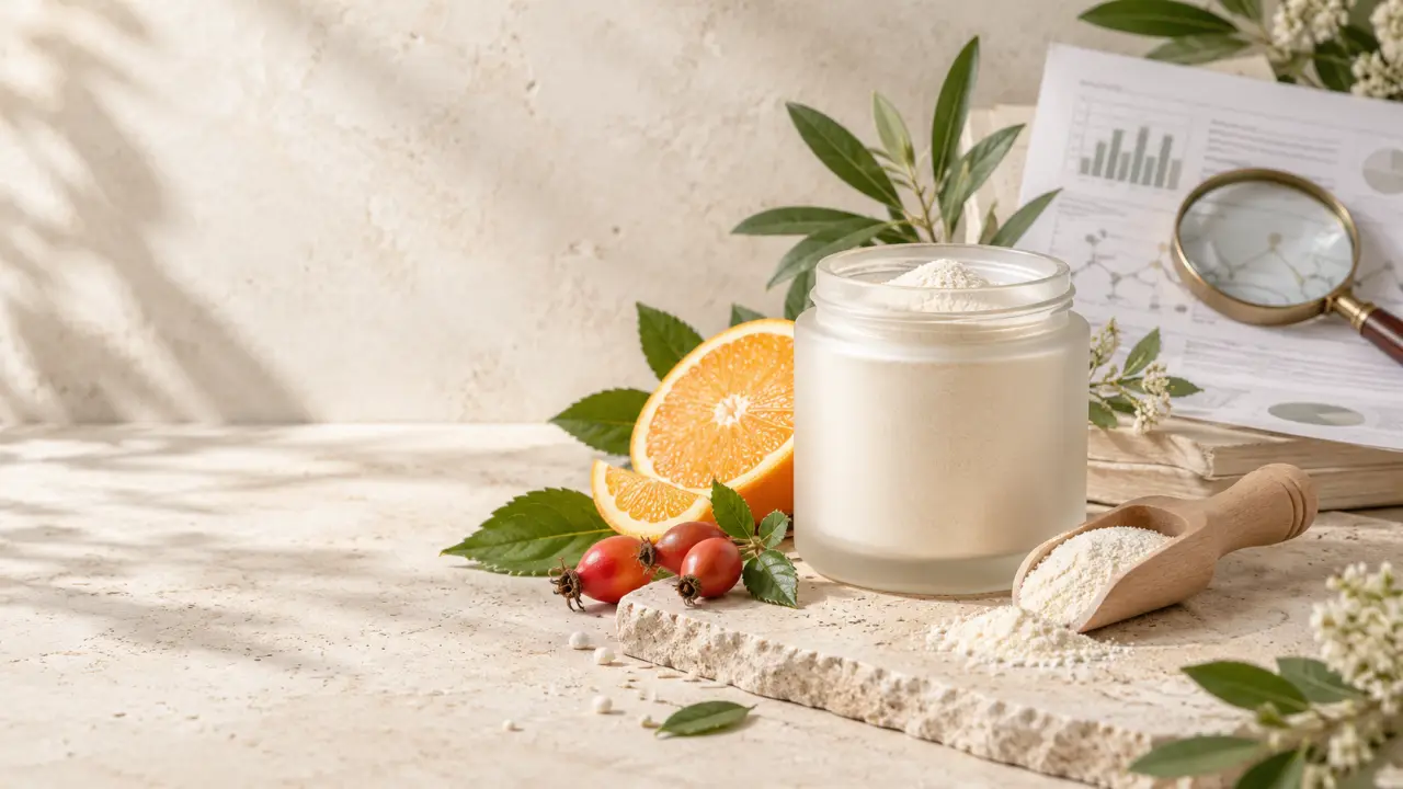 Collagen powder with vitamin C : avis, doses et preuves à vérifier avant l’achat